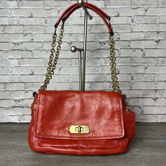 Coach Handbags - Coach Chelsea F17825 Turn Lock Flap Crossbody Shoulder Bag Purse Retail